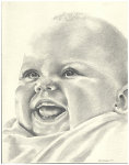 Graphite portrait entitled Eve.