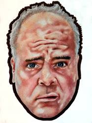 Colored pencil drawing entitled Dr. Dzoe II