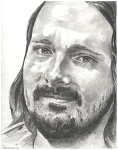 Graphite portrait entitled KSmith
