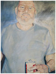 Colored pencil portrait entitled Old Man