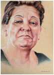 Colored pencil drawing entitled Serra